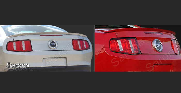 Custom Ford Mustang Trunk Wing  Coupe (2010 - 2013) - $169.00 (Manufacturer Sarona, Part #FD-037-TW)